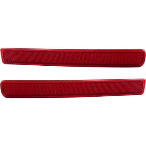Car Rear Bumper Reflector Red Lens Warning Strip for Land Rover Discovery 3 2004-2009