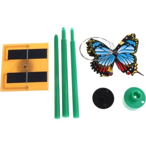 Solar Powered Flying Fluttering Butterflies for Garden Plants Flowers Decor