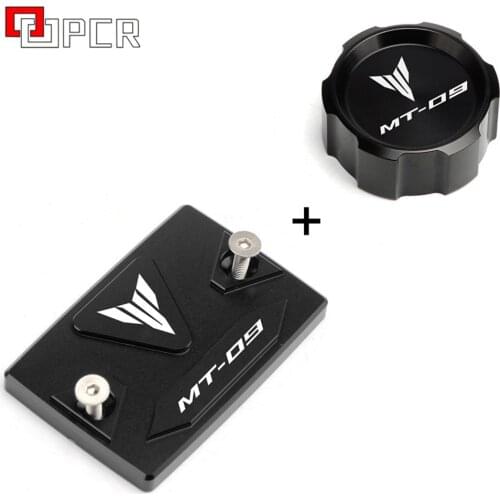 For YAMAHA MT-09 MT 09 MT09 FZ09 FZ 09 2014-2020 Motorcycle CNC Front & Rear brake Fluid Cylinder Master Reservoir Cover Cap
