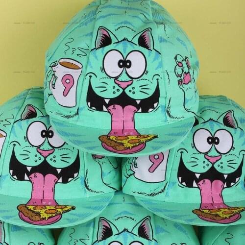 Cat Coffee Cycling Cap Men And Women Bike Wear Headdress Funny Cycling Hat Caps Road Mountain Bike Race Headwear