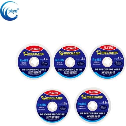 MECHANIC BGA Repair Tool 1.0/1.5/2.0/2.5/3.0/3.5/4 Mm Width 1.5M Length Desoldering Braid Welding Solder Remover Wick Wire Flux