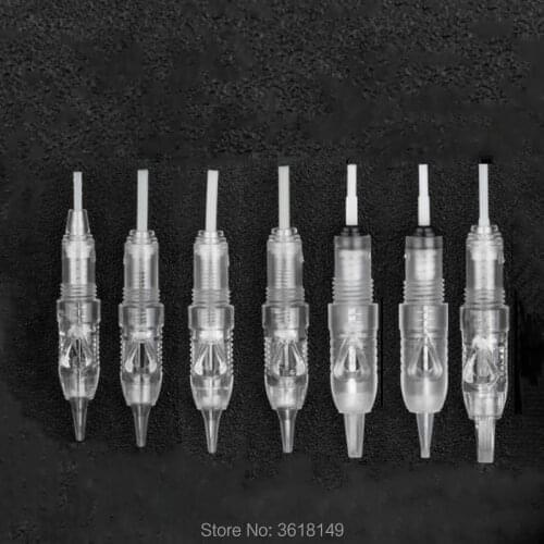Disposable Tattoo Cartridge Needles 1R 3R 5R 5F 7F 7RL for Charmant Premium Tattoo Machine for Permanent Makeup Eyebrow Lips