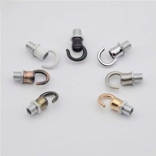 Retro Hanging Hook M10 Inner Tooth 20MM Threaded Tube Load-Bearing Hardware Lighting Accessories