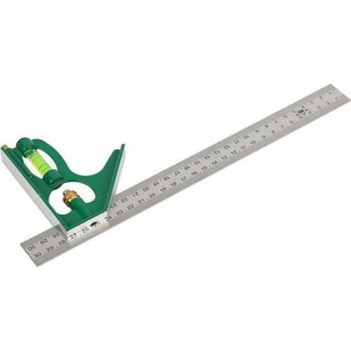 Stainless Steel Multifunctional Combined Angle Ruler 300mm/600mm High Precision Multi-directional Measurement Adjustable Ruler