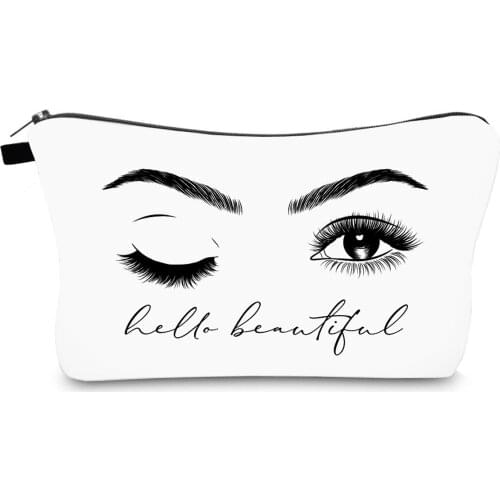 Jomtokoy Marbling Printed Fashion Toiletry Travel Makeup Cosmetic Bag Customized Your lmage Gift