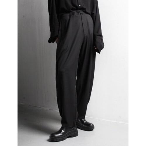 Trendy mens pants new trend versatile loose pants fairy cut casual pants Harem Pants personalized mens pants