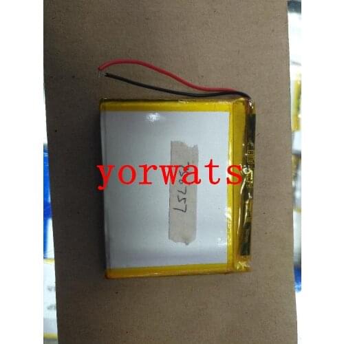 New Hot A Rechargeable Li-ion Cell 3.7V polymer lithium battery 766757 direct selling Tablet PC monitor home mini camera