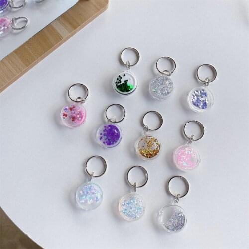 New Liquid Quicksand For Apple AirTags Bling Glitter Sleeve Keychain Anti-lost Protective Case Locator Tracker Protection Cover