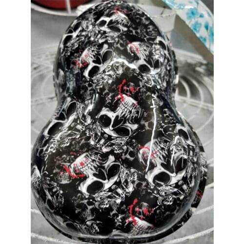 Free shipping Water transfer printing film 0.5M Width Skull hydrographics Film WDF1496