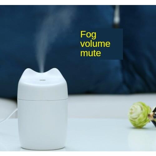 Portable Ultrasonic Humidifier 220ML cute Cat USB Aroma Air Diffuser Humidificador Difusor Xmas gift for bedroom office car