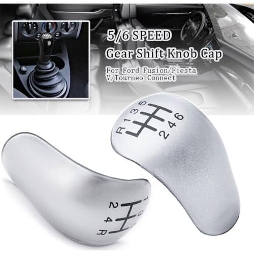 Gear Shift Knob Badge Emblem Cap Knob Cover 5/6 Speed Insert Replacement For Ford For Fusion Fiesta V Tourneo Connect