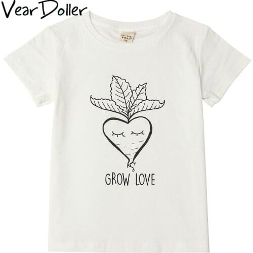 VearDoller Kids T-shirt 1-8T Boys New Summer Cartoon Patern T-shirt Children Fashion Tops Toddler Boy Clothes