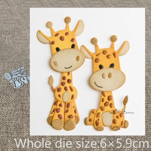 New Design Craft Metal Cutting Die die cuts cute giraffe decoration scrapbook Album Paper Card Craft Embossing die cuts