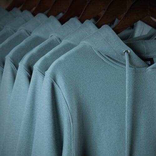 Casual Solid Fashion Hoodie Men Casual Couple Mens Hoodies Pure Color Hooded Mens Cotton Pullover Drawstring