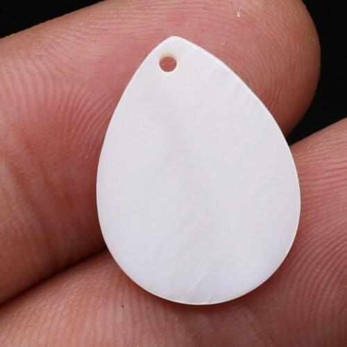 10pcs Natural Freshwater White Shell Beads Fine Mother Shell Loose Beads Accessories for Making DIY Jewerly Necklace Accessories