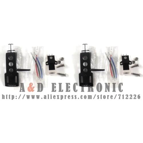 2sets Magnetic Cartridge Stylus With Turntable Headshell 4 Pin Contacts For Phonograph Turntable Gramophone LP Vinyl Needle logo