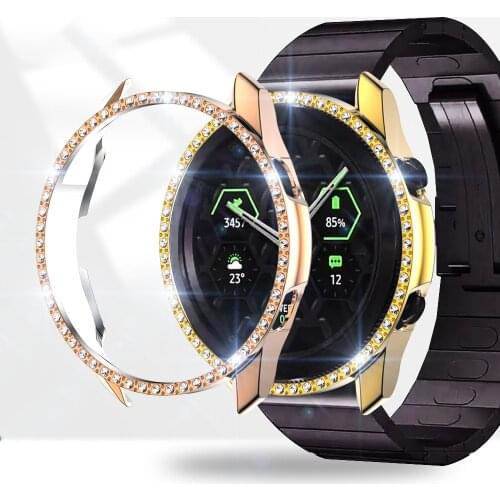 Bling Diamond TPU Case For Samsung Galaxy Watch 3 45mm Wrist Protective Cover Shell For Samsung Galaxy Watch 3 41mm