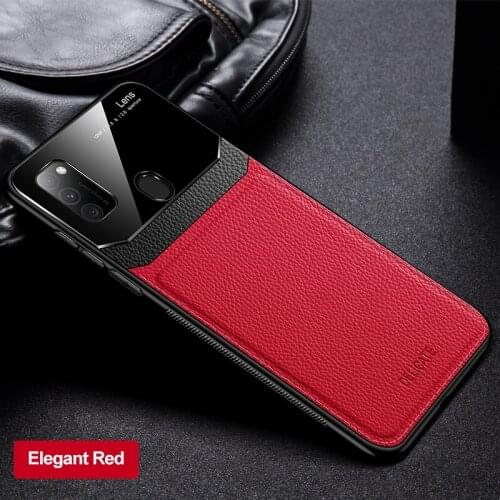 For Samsung Galaxy M30S 2019 case silicone bumper leather plexiglass case for Samsung Galaxy M30S cover M307 M307F case
