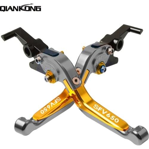 For SUZUKI SFV650 GLADIUS 2009-2015 SV650 SV 650 2016-2017 Motorcycle CNC Adjustable Brake Clutch Levers handle