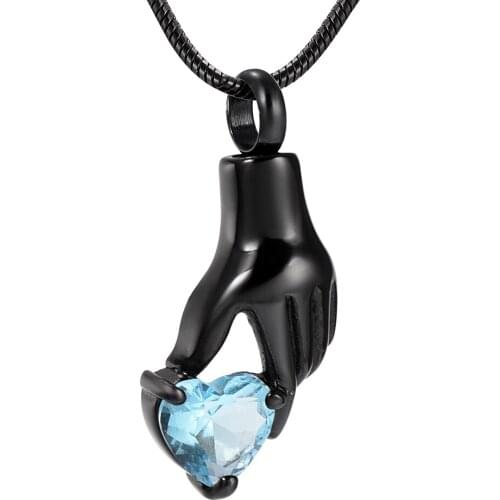 Customized Funeral Casket With Heart Stone Pet Dog Cat Memorial Urn For Ashes Cremation Urn Keepsake Pendant Charm Charms