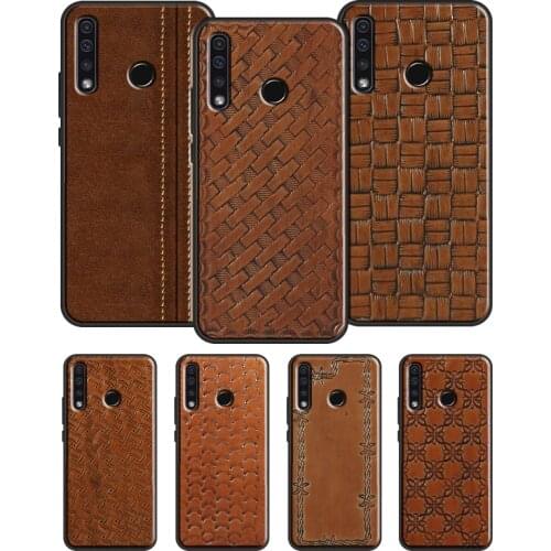 BROWN LEATHER HAND TOOLED WESTERN Case For Huawei Honor 9X Pro 7X 8X 7A 7C 8A 8C 10i 20 10 9 Lite V20 Y6 Y9 Y7 2019 Nova 5T