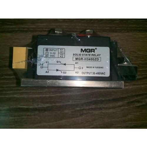 Mager phase solid state relay 400A industrial grade solid state relay MGR-H3400Z DC control AC SSR-400A