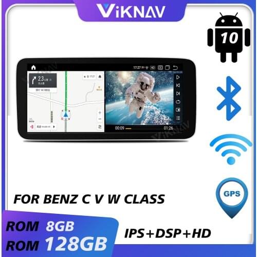 For mecerdes benz c w205 glc x253 v x446 2015 2016 2017 2018 2019 2020 2021 android car radio tape recorder head unit