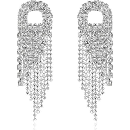 Fashionable Zircon Tassel Earrings Customized For Women Earrings For Women Banquet Engagement Girlfriend Earrings Birthday Gifts