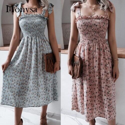 Розовые летние платья Monysa China At AliExpress