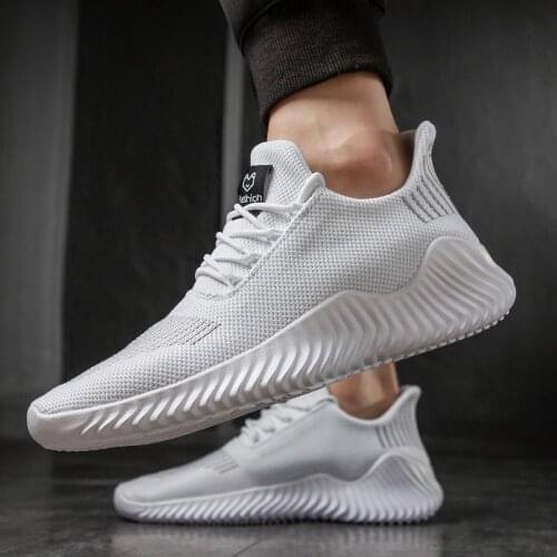 Shoes Men Sneakers New Arrival 2021 Running Shoes Plus Size Mens Black Shoes Mesh Air Mesh Breathable Light Zapatillas Hombre