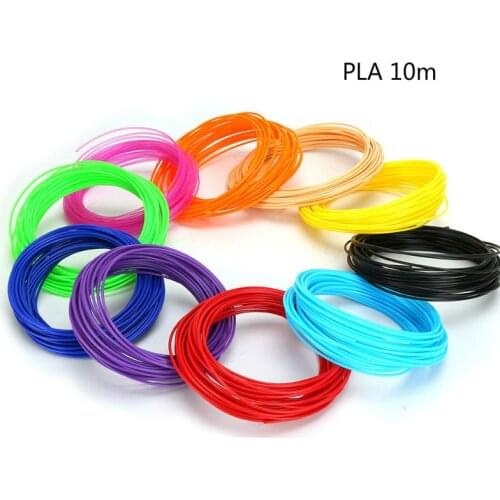 1.75mm 10 meters PLA Filament Sample For FDM 3D Printer Consumables Pen Material Printing Supplies