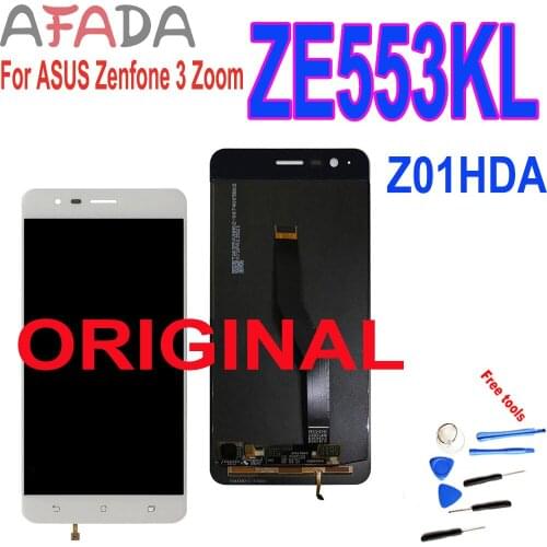 Original 5.5" LCD Display For ASUS ZE553KL Z01HDA Touch Screen Digitizer with frame Replacement Repair Parts No Dead Pixel