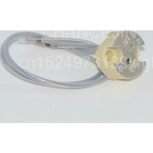 VS324 lamp base is suitable for G4 GZ4 GY4 G5.3 GX5.3 G6.35 GX6.35 GY6.35 anti 350 Celsius cable length 15CM 12.5A 250W