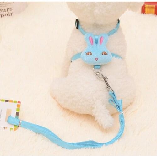 Adjustable Cat Harness Dog Leash Traction Rope Set for Small Dogs Collars Nylon Kitten Collar Training Walking Pet Accessories