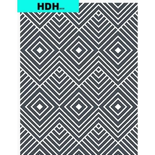 Rhombus Herringbone Self Adhesive Wallpaper Grey Blue Peel and Stick Wallpaper Removable Waterproof Wall Stickers for Wall Decor