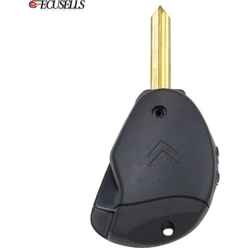 2 Button Folding Flip Remote Key Shell Case Smart Car Key Cover Uncut Blade for Citroen Evasion Xantia Xsara Synergie Dispatch