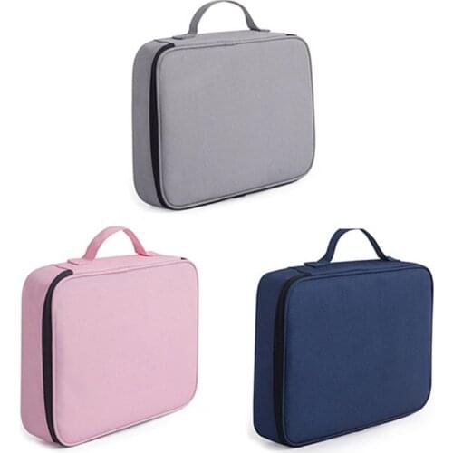Document Ticket Storage Bag Waterproof Large Capacity Different Compartments Certificates Files Organizer for Home Office Travel