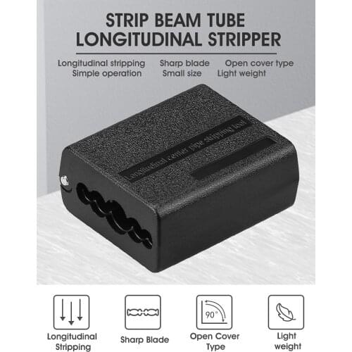 Loose tube slitter 4.5mm-11mm Ribbon Cable Stripper Longitudinal Center Pipe Stripping Tool Tube Slitter Cable Cutter