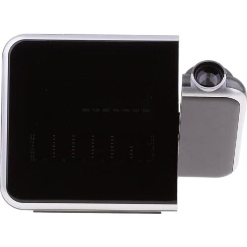 Smart Digital Projection Clock Time Alarm with Backlight, Support Weather