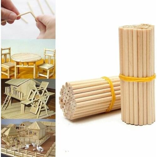 10pcs 3-6mm-Round-Wooden-Lollipop-Lolly-Sticks-Cake-Dowels-DIY-Food-Hand-Crafts