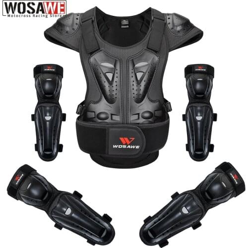 WOSAWE Motorcycle Armor Vest Racing Chest Protector Cycling Motocross Off-Road Ski Body Protective Snowboarding Jackets Adult