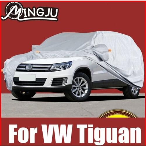 Full Car Covers For VW Volkswagen Tiguan Outdoor Snow Protective Sunshade Dustproof Waterproof Oxford Cloth Accessories