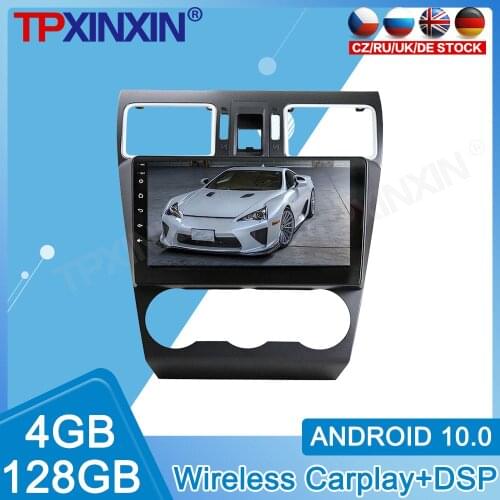 For Subaru Forester 2015-2018 Android 10 4+128G IPS Screen Automatic Car DVD Multimedia Player Radio Host GPS GPS MAP Navigation