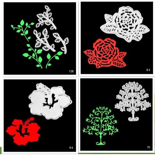 AZSG Small cutting mold template DIY decorative greeting card album embossed metal craft