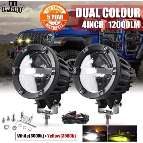 CO LIGHT 4 Inch 100W Led Work Light Bars Led Beams 4x4 12V 24V 4WD Barra Led Light Bar Offroad For Auto Boats SUV ATV Motorcycle