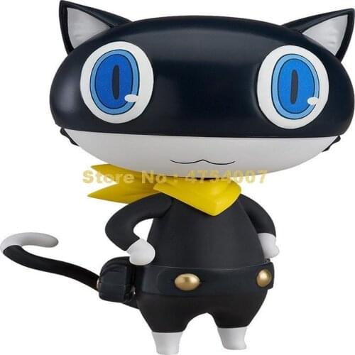 Anime persona 5 morgana variant action figure cute 793# p5 black cat pvc model 10cm Toy