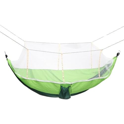 Ultralight Parachute Hammock Hunting Mosquito Net Camping Hammock Double Person Camping Leisure Travel Outdoor Furniture Hammock