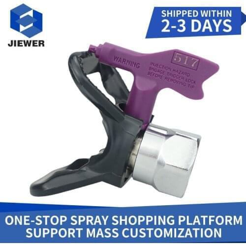 Airless Paint Sprayer Tool Paint Sprayer Guide Parts Spray Gun Tip Nozzle Black Stainless Steel Nozzle Holder For Paint Sprayer