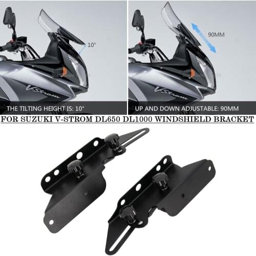 Windshield adjustment motorcycle accessories windshield Bracket For Suzuki V-strom DL1000 V-strom DL650 DL 1000