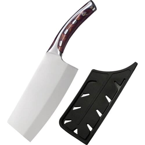 7 inch stainless steel household kitchen knife red handle kitchen knife small kitchen knife chefs knife cooking knife